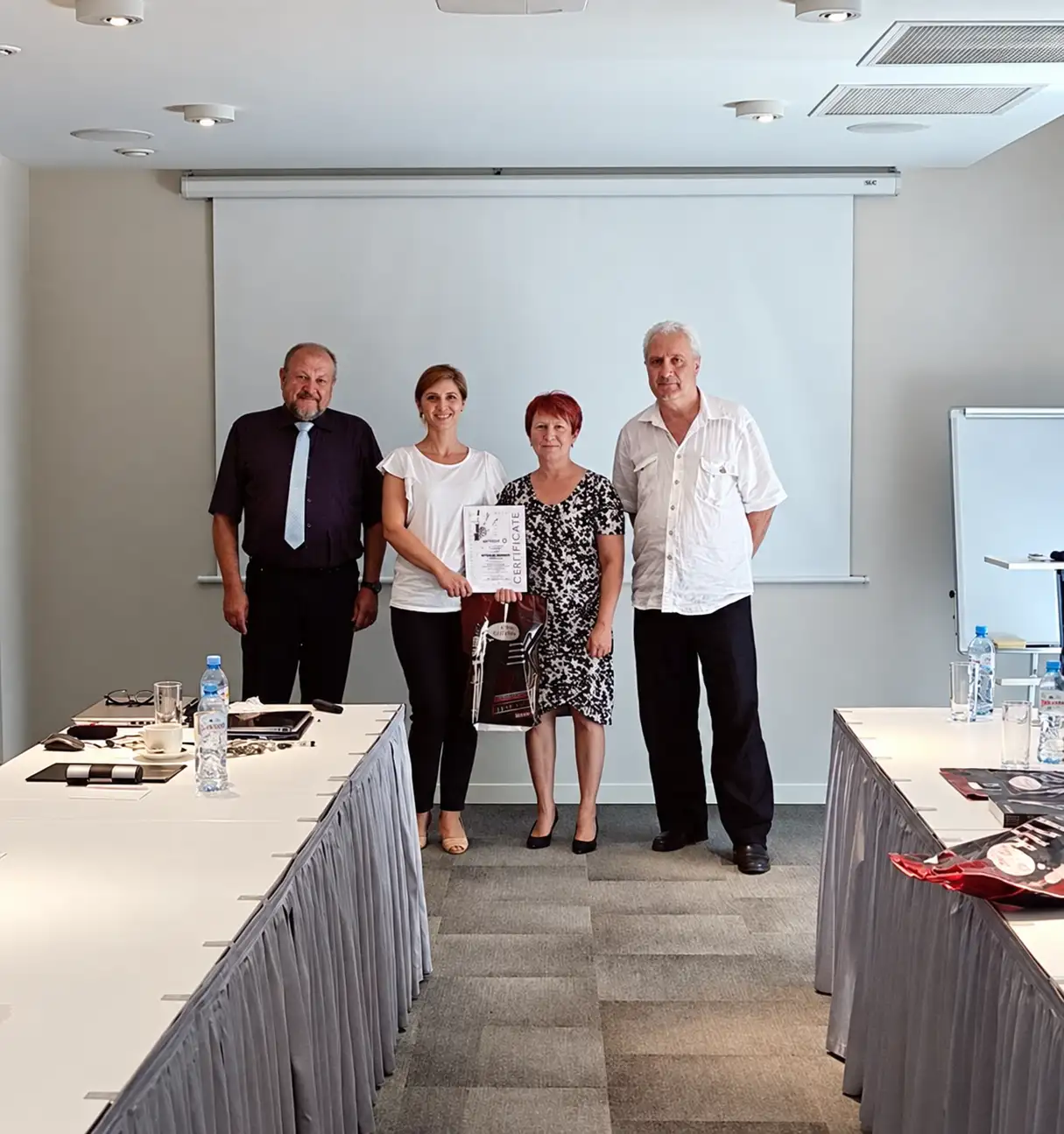 BRISK seminar in Georgia - certificate handover