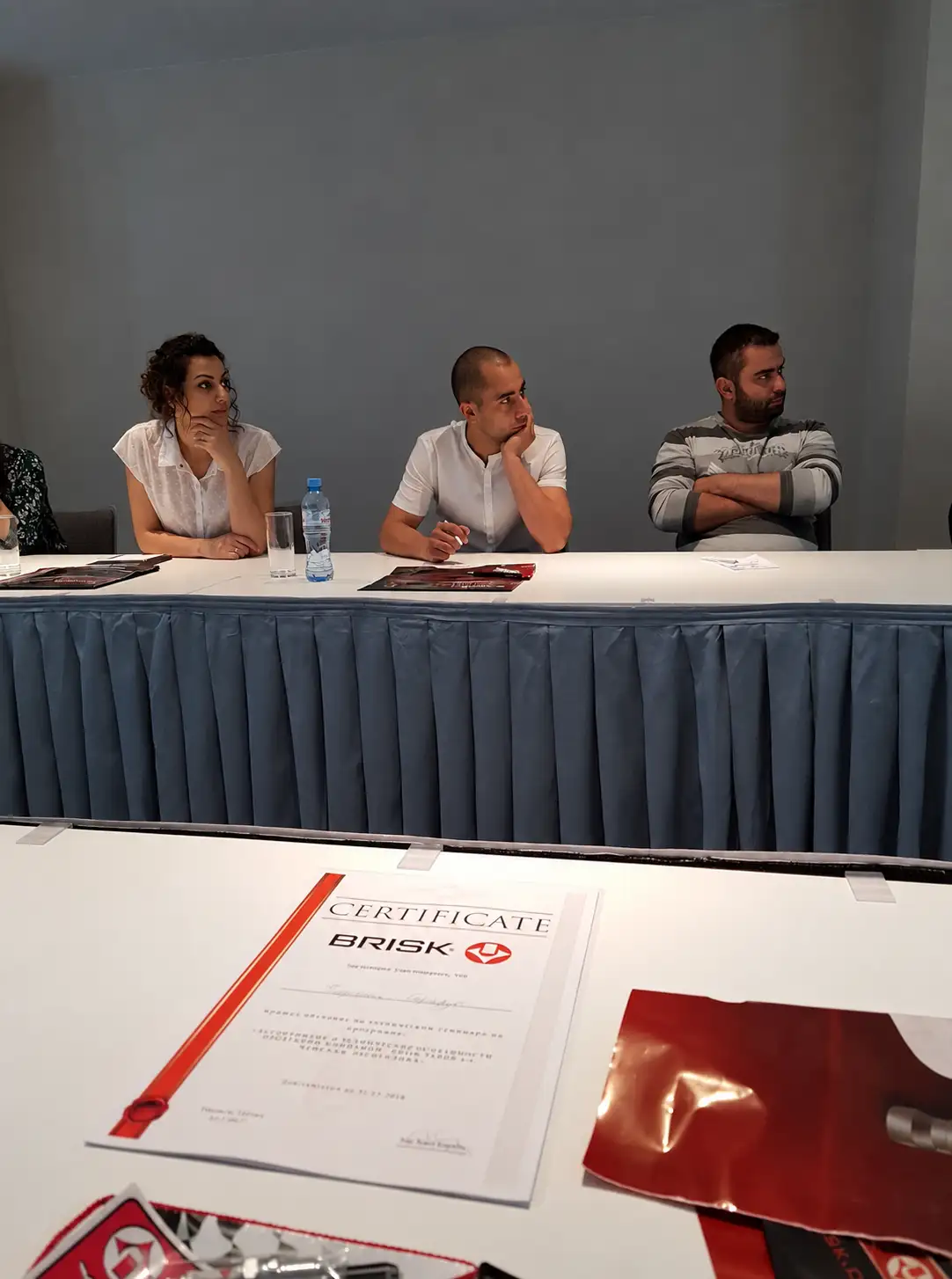 Participants of a BRISK technical training